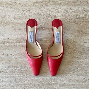 Vintage Jimmy Choo Mule Kitten Heels